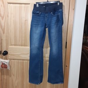 Gap 1969 "Sexy Boot" Maternity blue denim Jean's size 29/8L